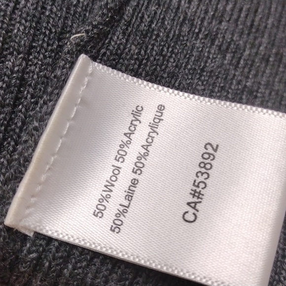 Icelandic Design Grey Fair Isle Wool Long Sleeve Full Zip Cardigan Sweater - Picture 7 of 15